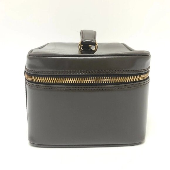 GUCCI 032.1956 Old Gucci Bamboo Hand Bag Pouch Vanity bag Brown/GoldHardware - Picture 9 of 14